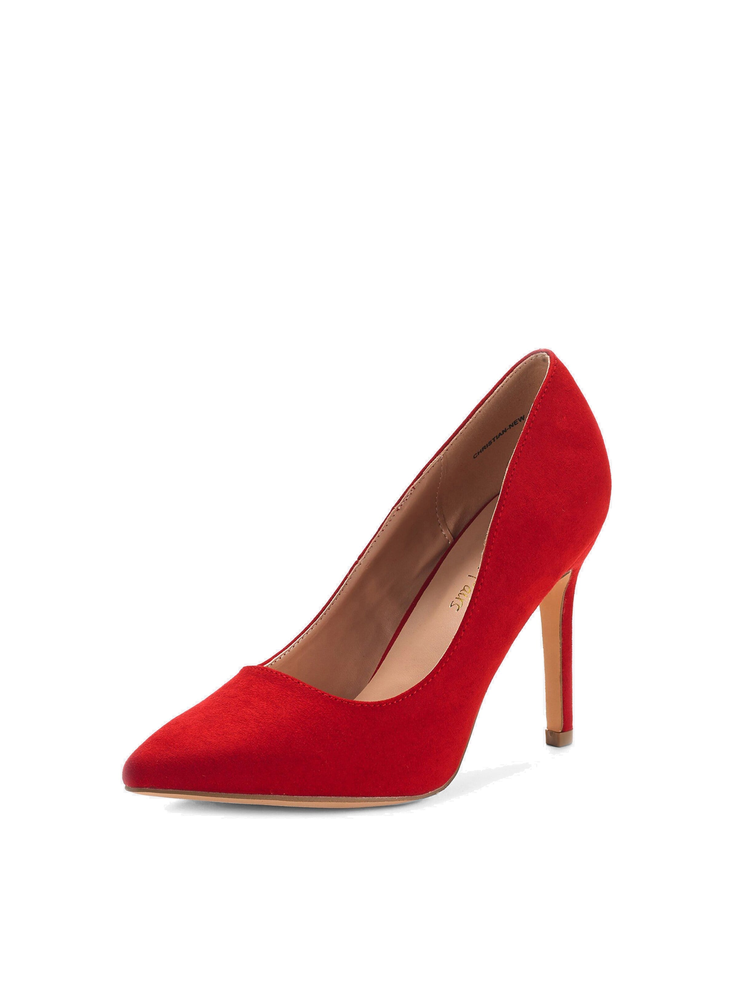 Dream Pairs Pumps in Red: front