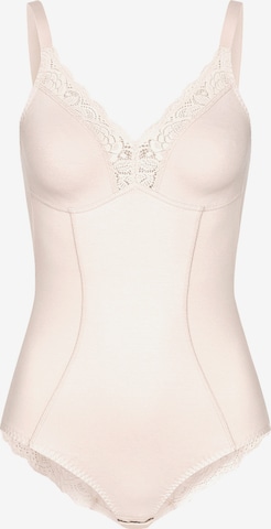 Erlich Textil Body 'Eleonora' in Beige: Vorderseite