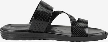 Sandales 'Sandalen' Desa en noir : devant