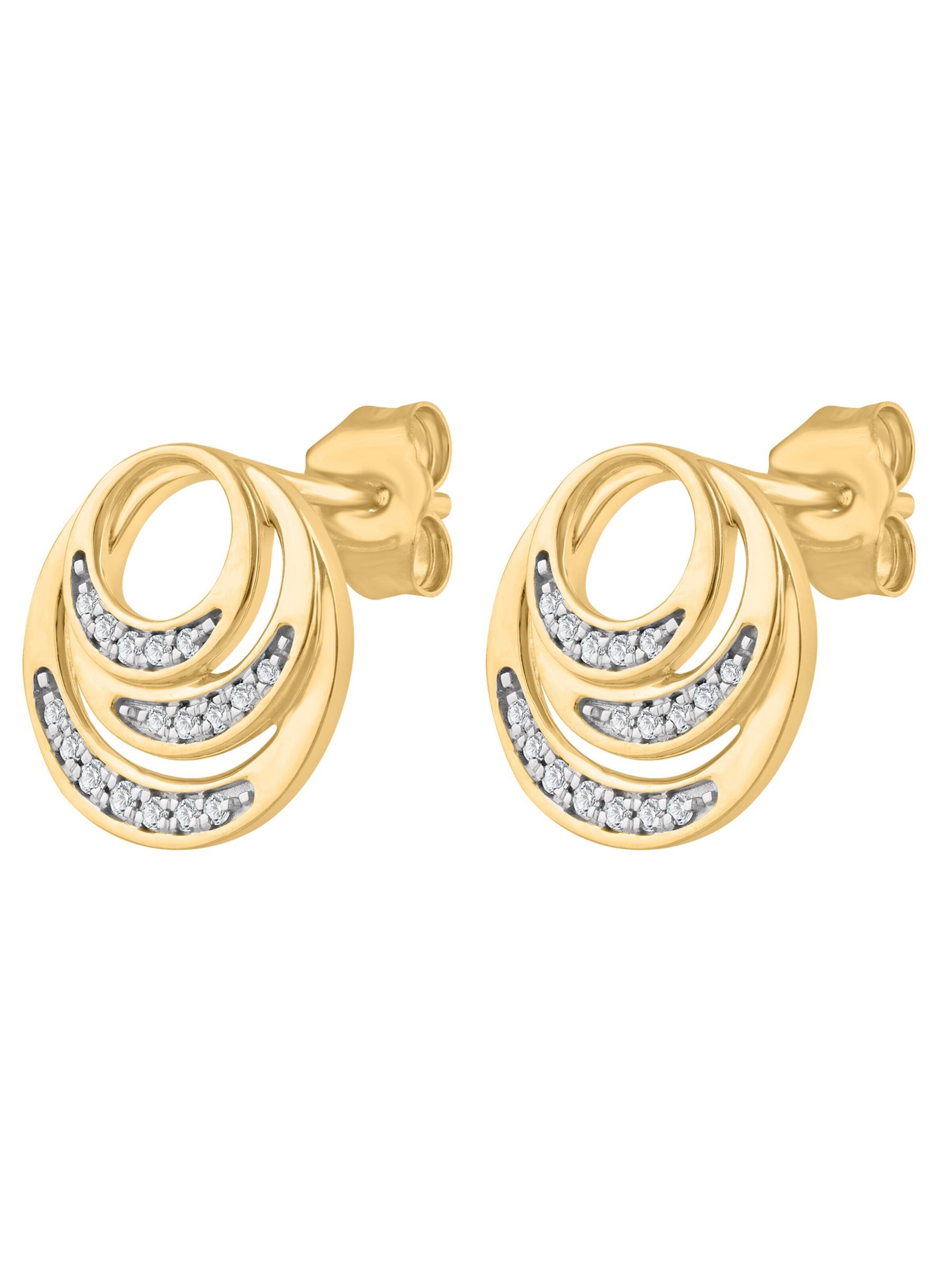 Diamant Exquis - Pendientes en oro