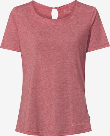 VAUDE Funktionsshirt 'Skomer II' in Rot: Vorderseite