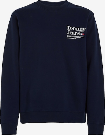 Sweat-shirt Tommy Jeans en bleu : devant