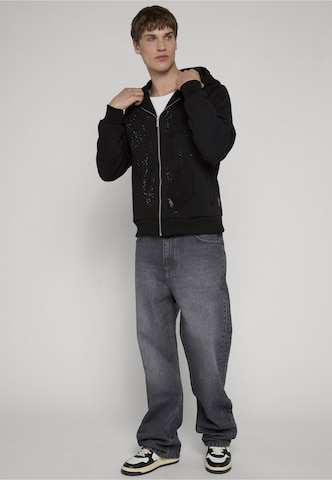2Y Premium Void Hoodie Slim Fit Zip Hoodie ' ' in Schwarz