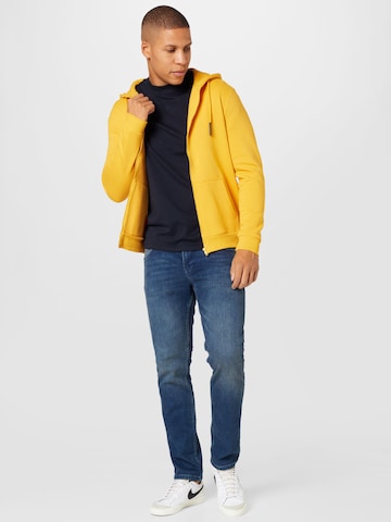 Only & Sons Regular fit Zip-Up Hoodie 'CERES' in Yellow