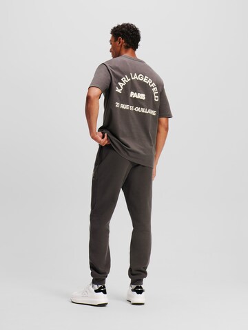 Regular Pantalon Karl Lagerfeld en gris