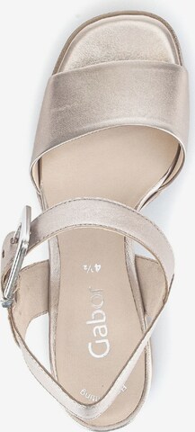 GABOR Sandals in Gold