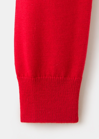 MANGO Knit cardigan 'SERGI' in Red