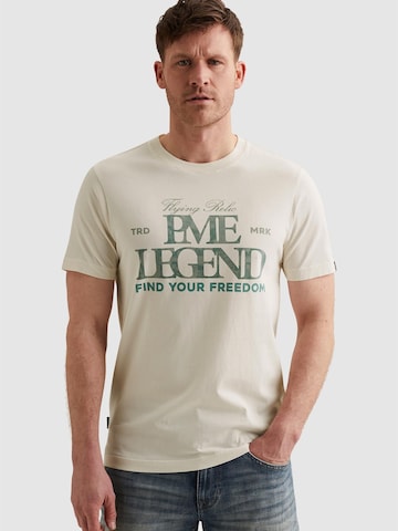 PME Legend T-shirt 'T-shirt in jersey with large artwork' i vit: framsida
