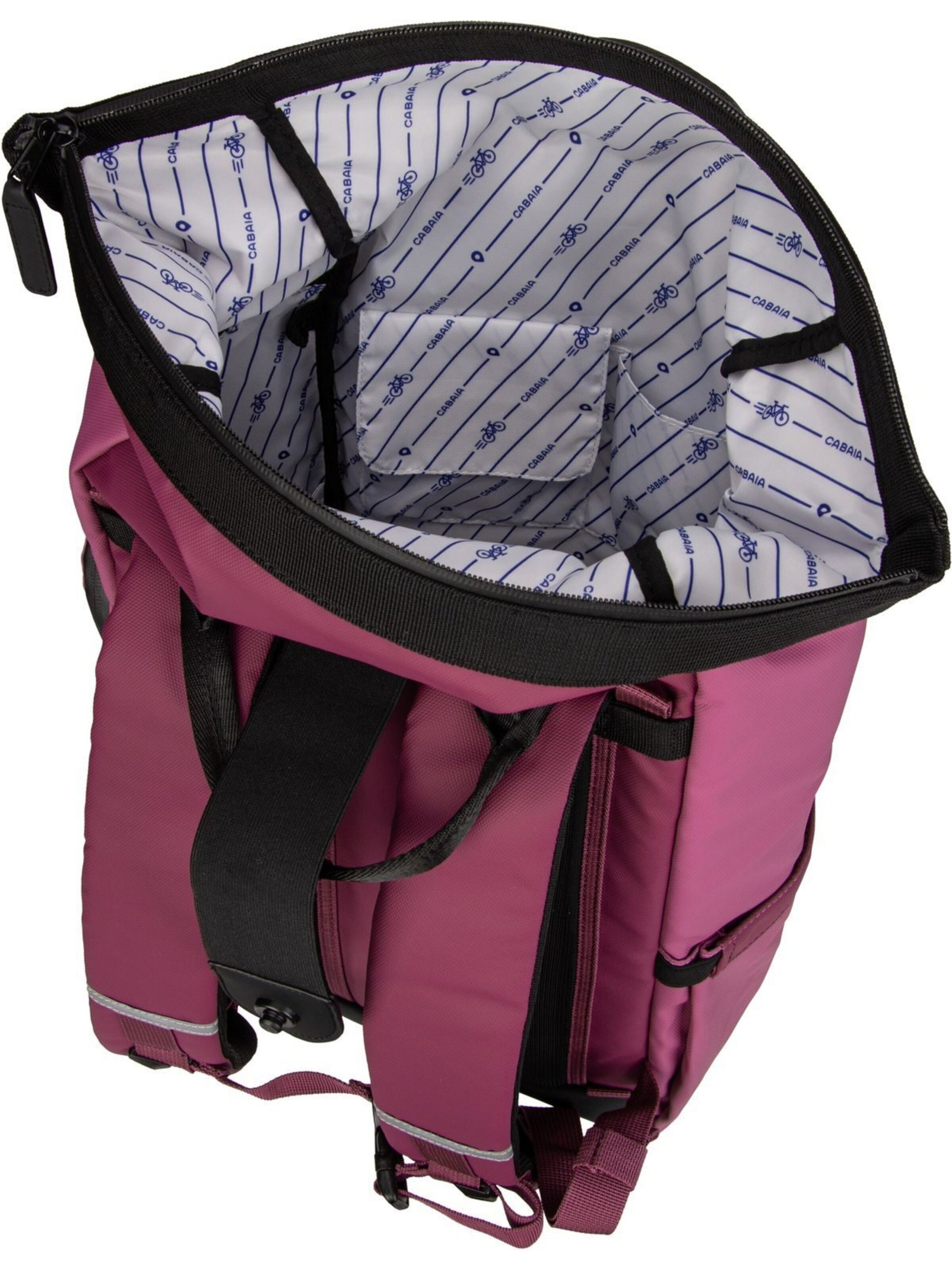 Cabaia Backpack ' Explorer Recycled Oxford Medium ' in Red