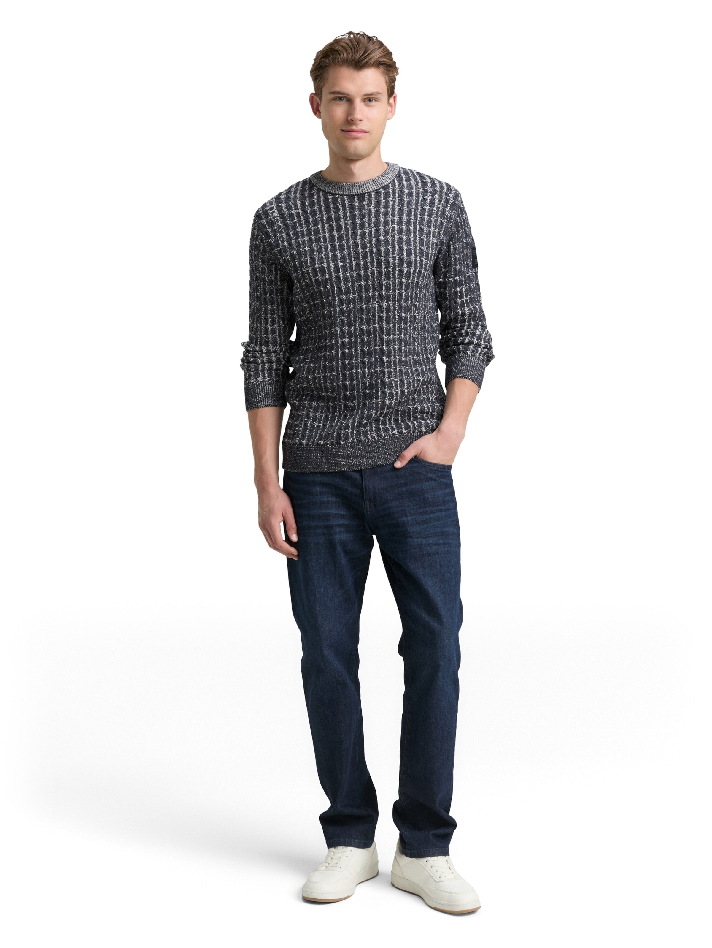 TOM TAILOR Pulover | siva barva