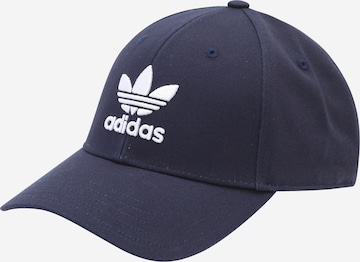 ADIDAS ORIGINALS Cap 'Trefoil' in Blue: front