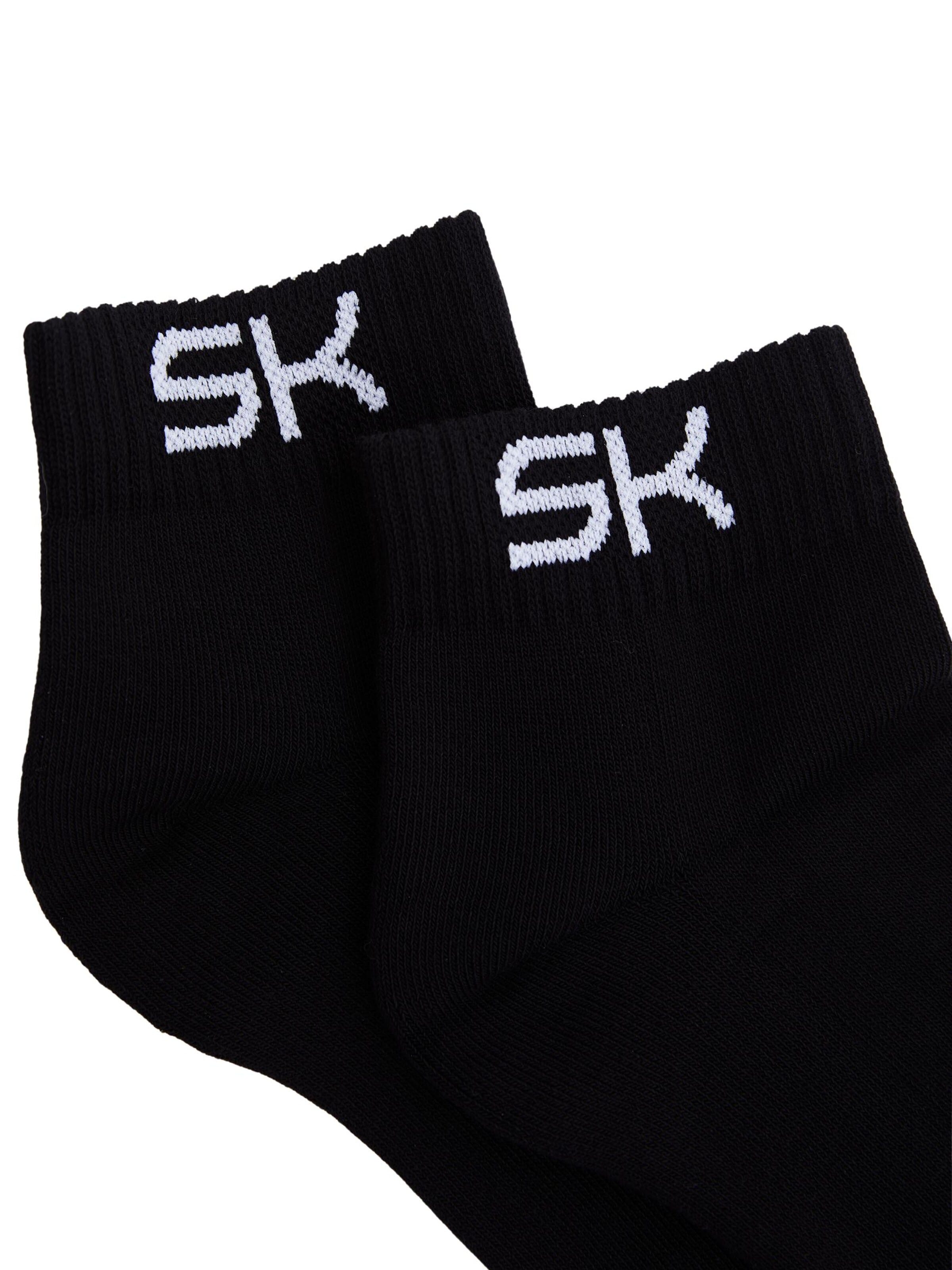 SPORTKIND - Calcetines deportivos 'Short Tennis Socks' en negro