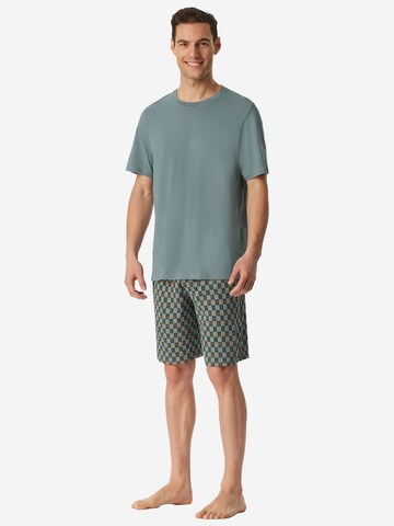 Pyjama court 'Casual Essentials' SCHIESSER en vert