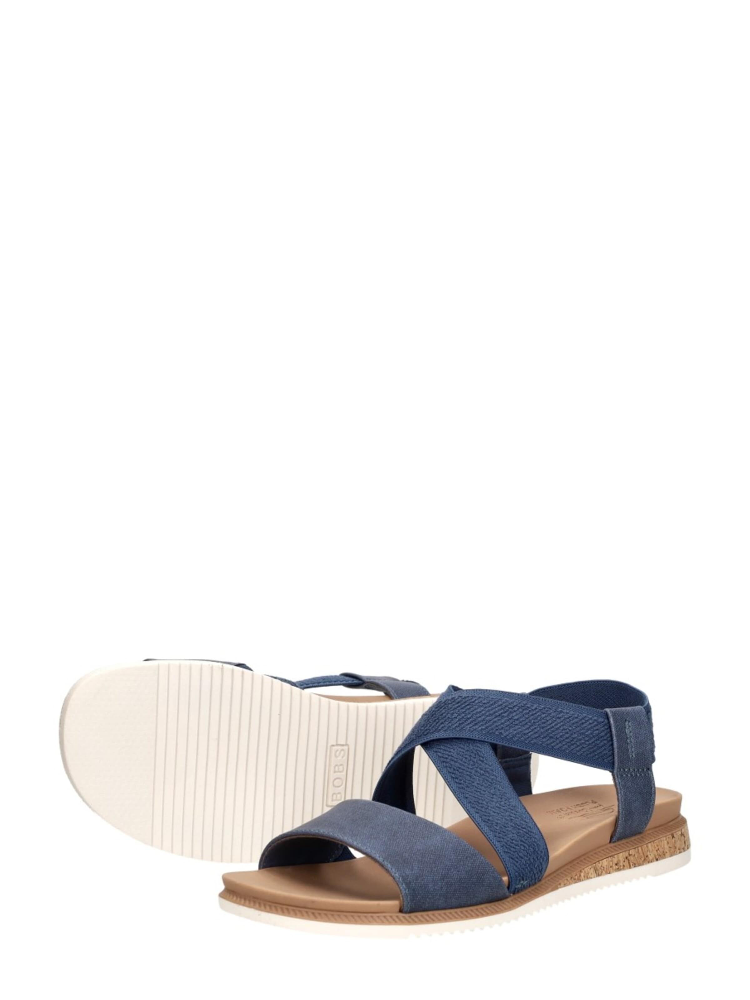 SKECHERS Sandaal 'Bobs Desert Kiss Low' in Blauw