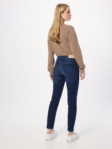 Skinny Jean 'JUNGBUSCH' Goldgarn en bleu