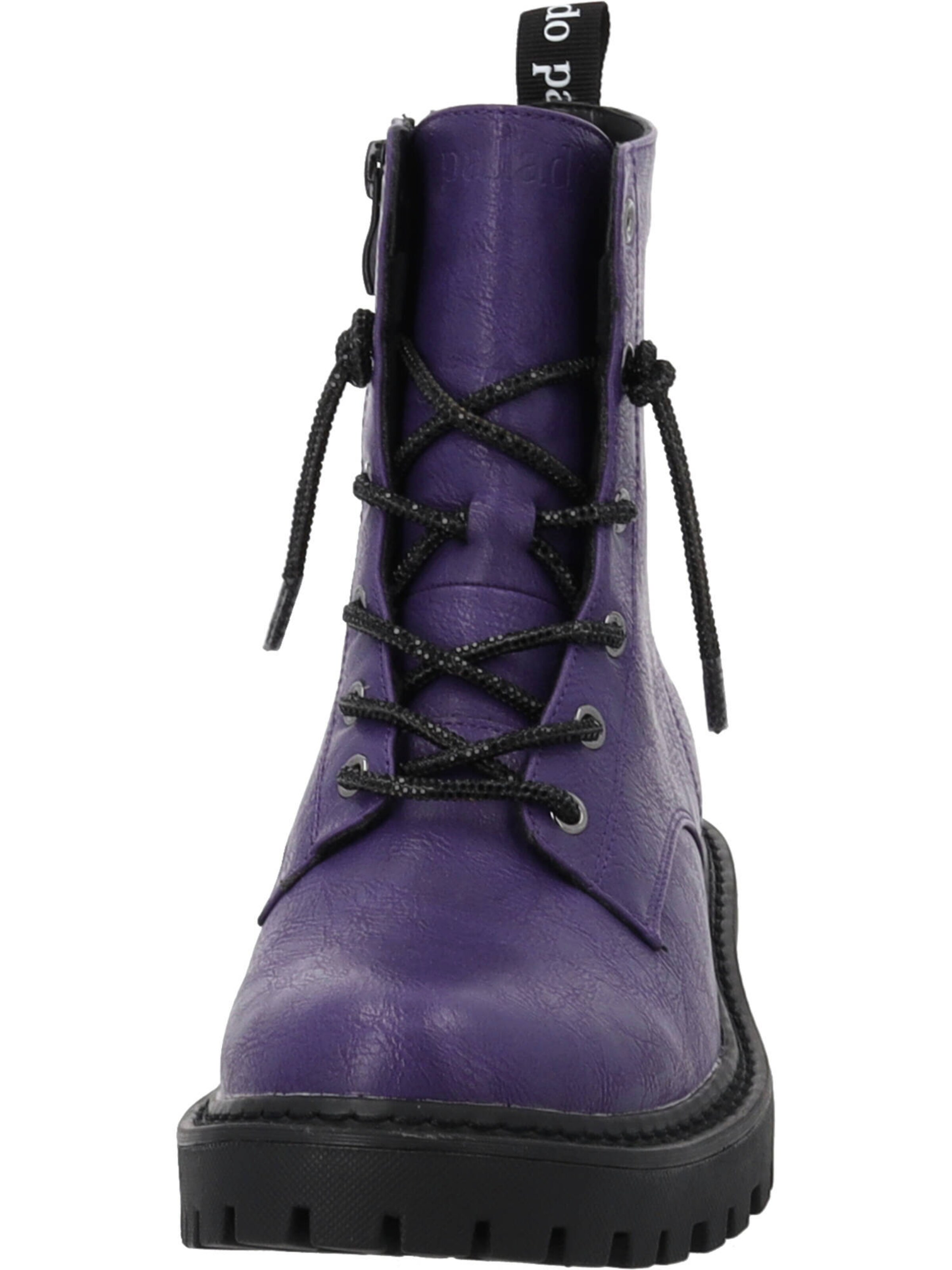 Palado Lace-up bootie 'Sideros Spark' in Purple