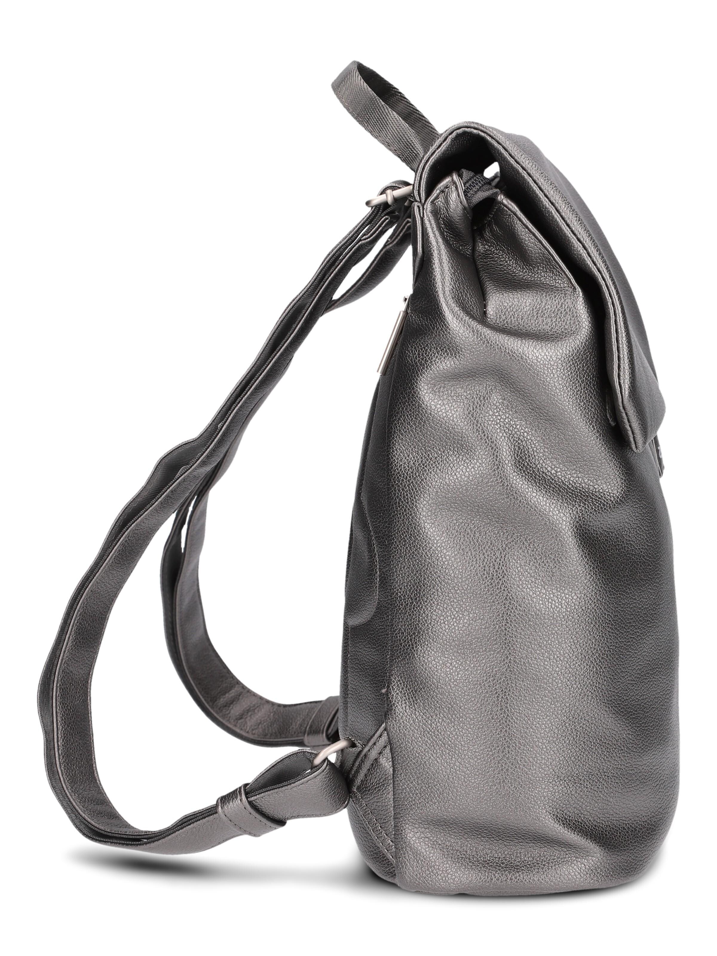 ZWEI Backpack 'Mademoiselle.M MR13' in Silver