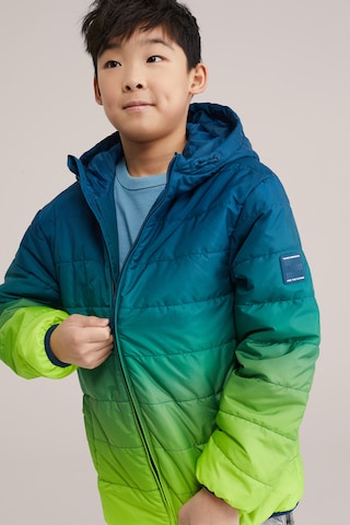 WE Fashion Демисезонная куртка в Зеленый