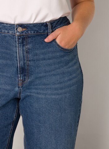 BASE LEVEL CURVY Wide leg Jeans in Blue