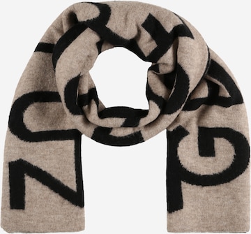 Gestuz Scarf 'Alpha' in Brown: front