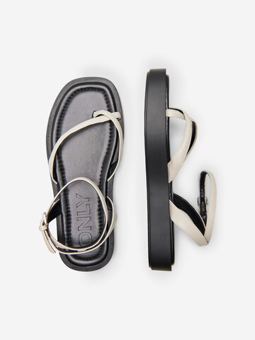 ONLY Sandalen met riem 'Mica' in Wit