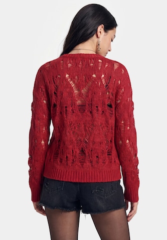 myMo ROCKS Gebreid vest in Rood