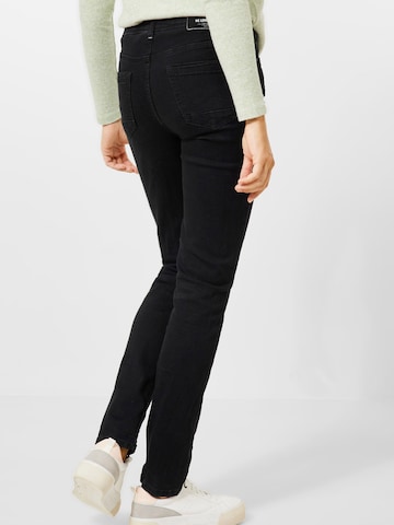 CECIL Slimfit Jeans 'Toronto' in Zwart