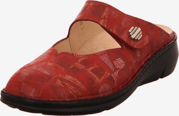 Finn Comfort Mules in Red: front