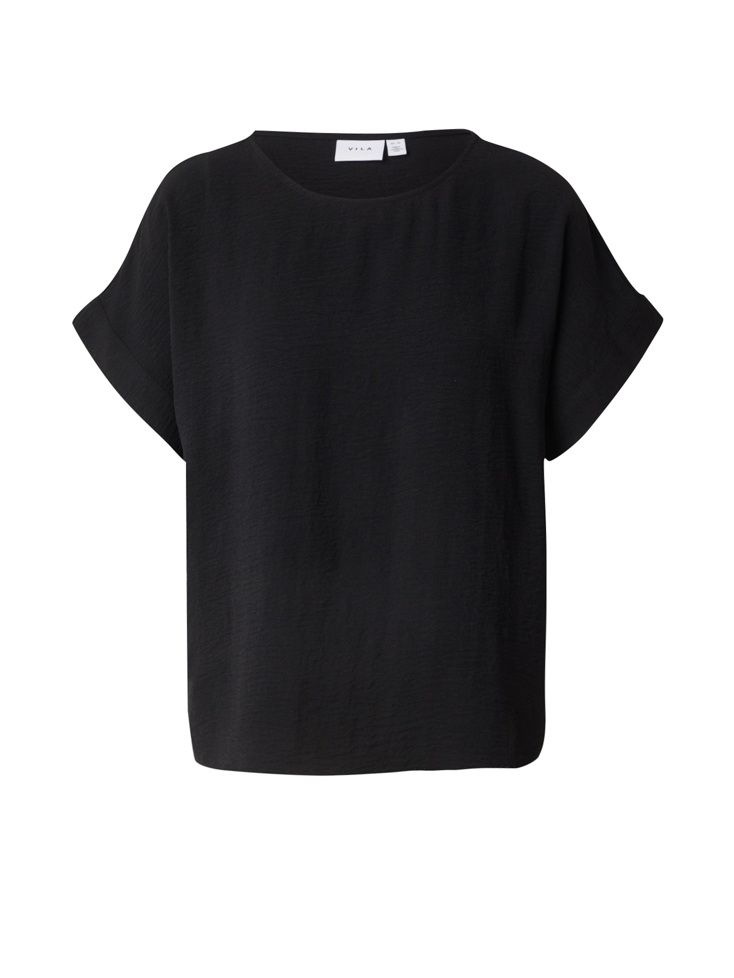 melns VILA Blūze 'VIJosa': no priekšpuses