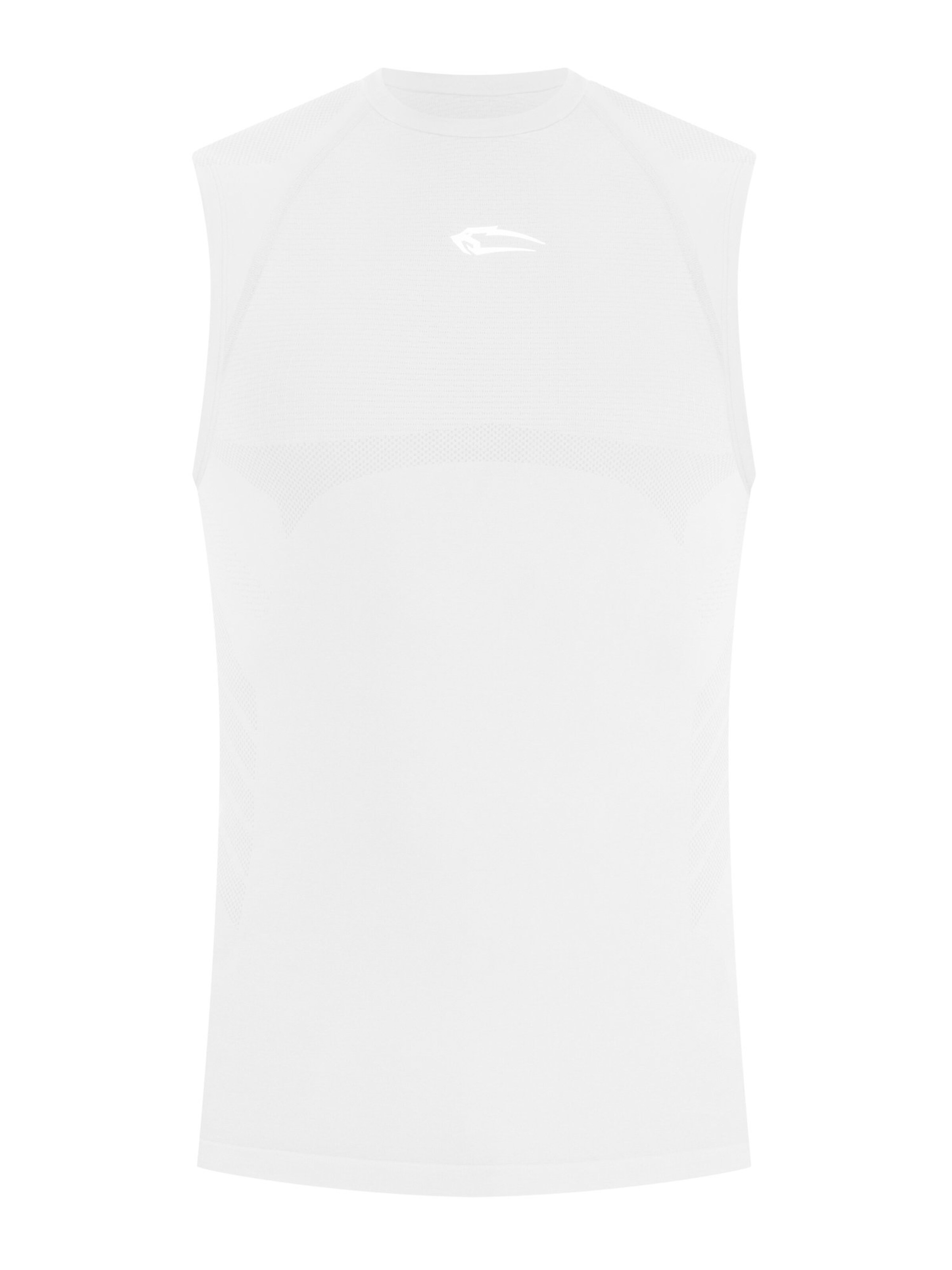 Smilodox Compression Tank Top Carnos in Weiß: Vorderseite