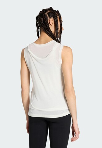 Top sportivo 'Soft Lux' di ADIDAS SPORTSWEAR in bianco