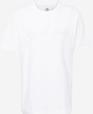 T-Shirt ADIDAS ORIGINALS en blanc : devant