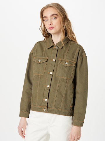 Trendyol Between-season jacket in Green: front