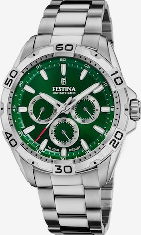Montre à affichage analogique FESTINA en vert : devant