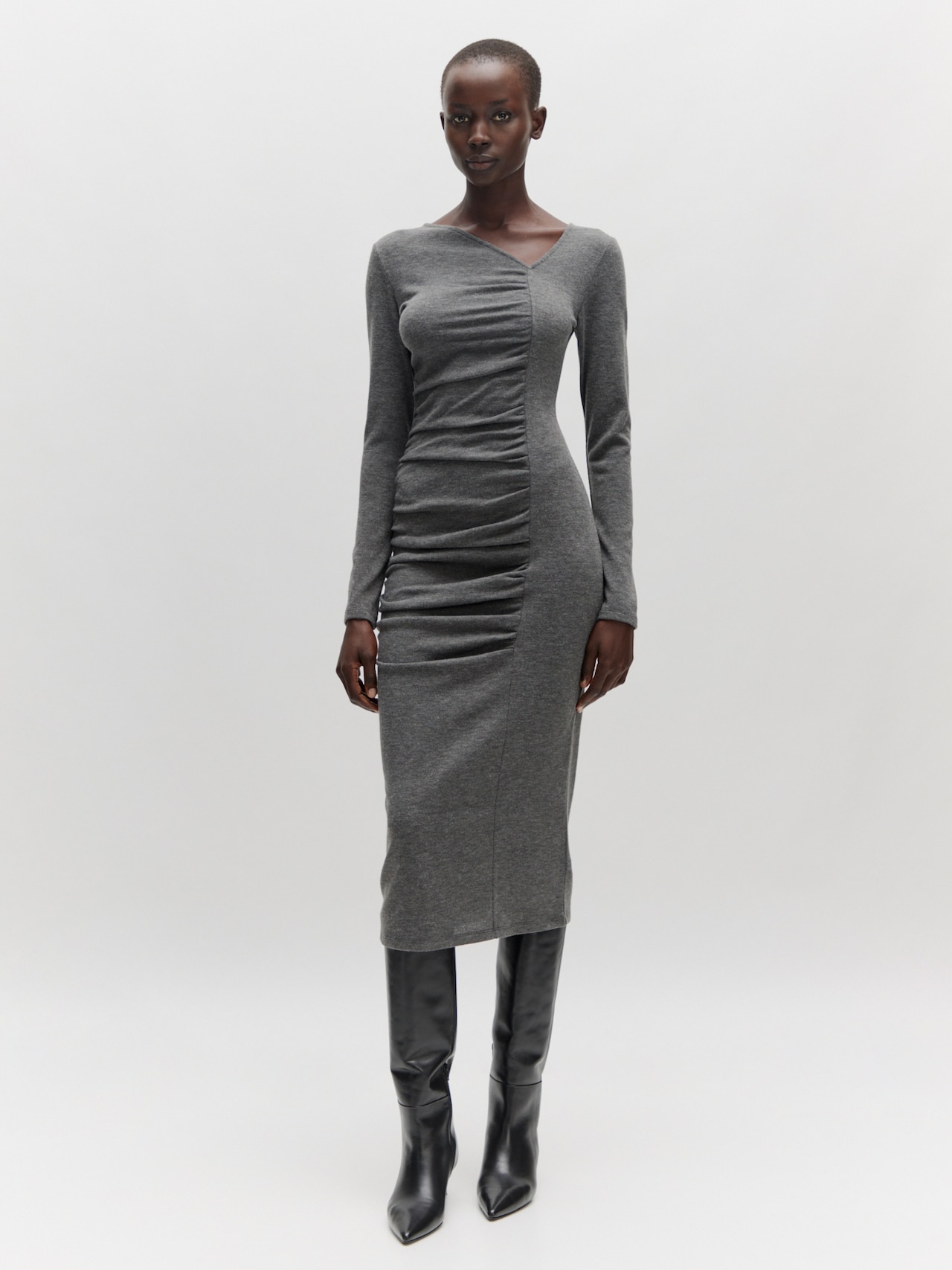 EDITED Produkte Kleid 'Graziela' grau