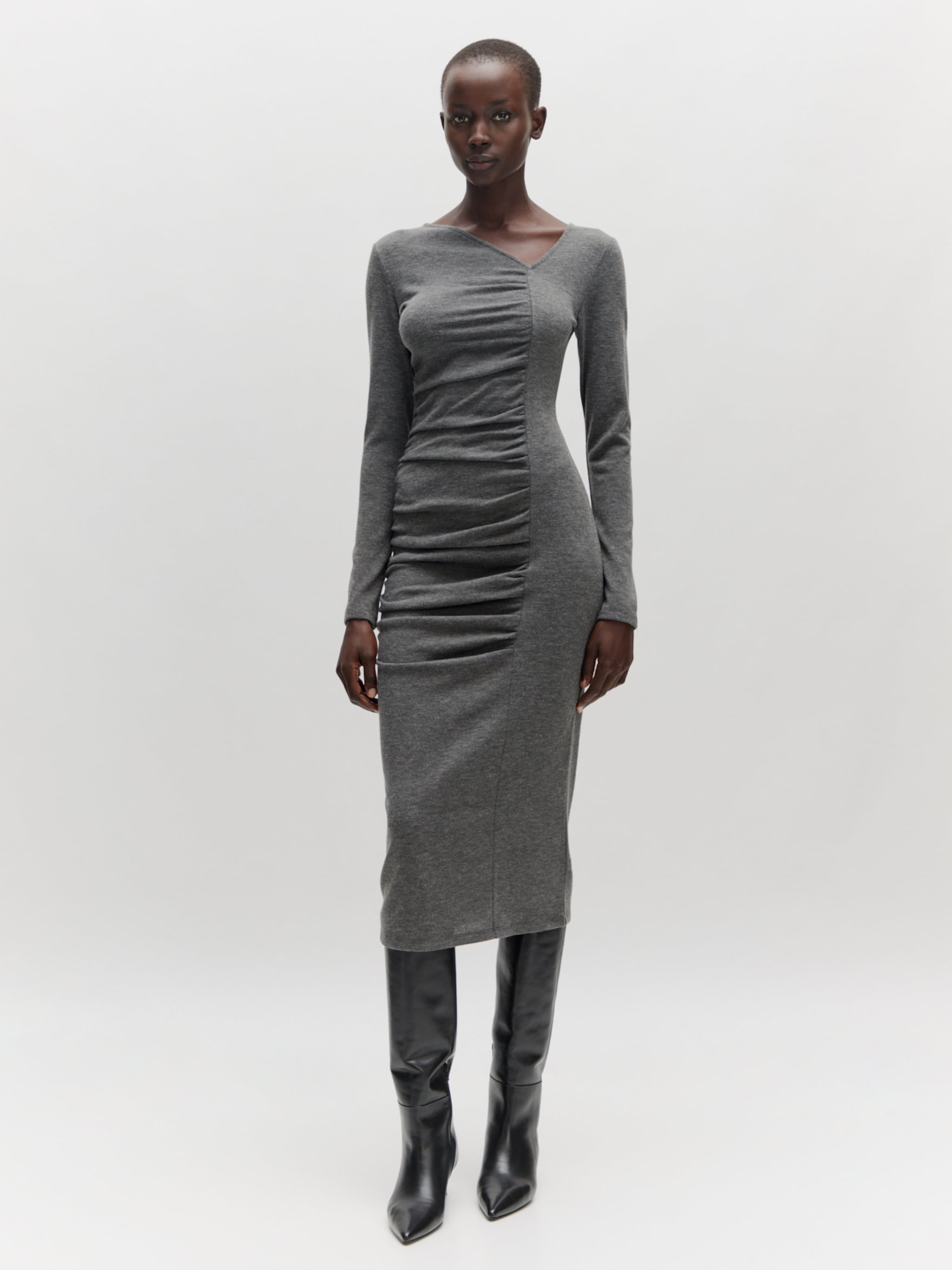 EDITED Produkte Kleid 'Graziela' grau