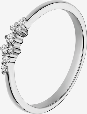 Lucardi Ring in Zilver: voorkant