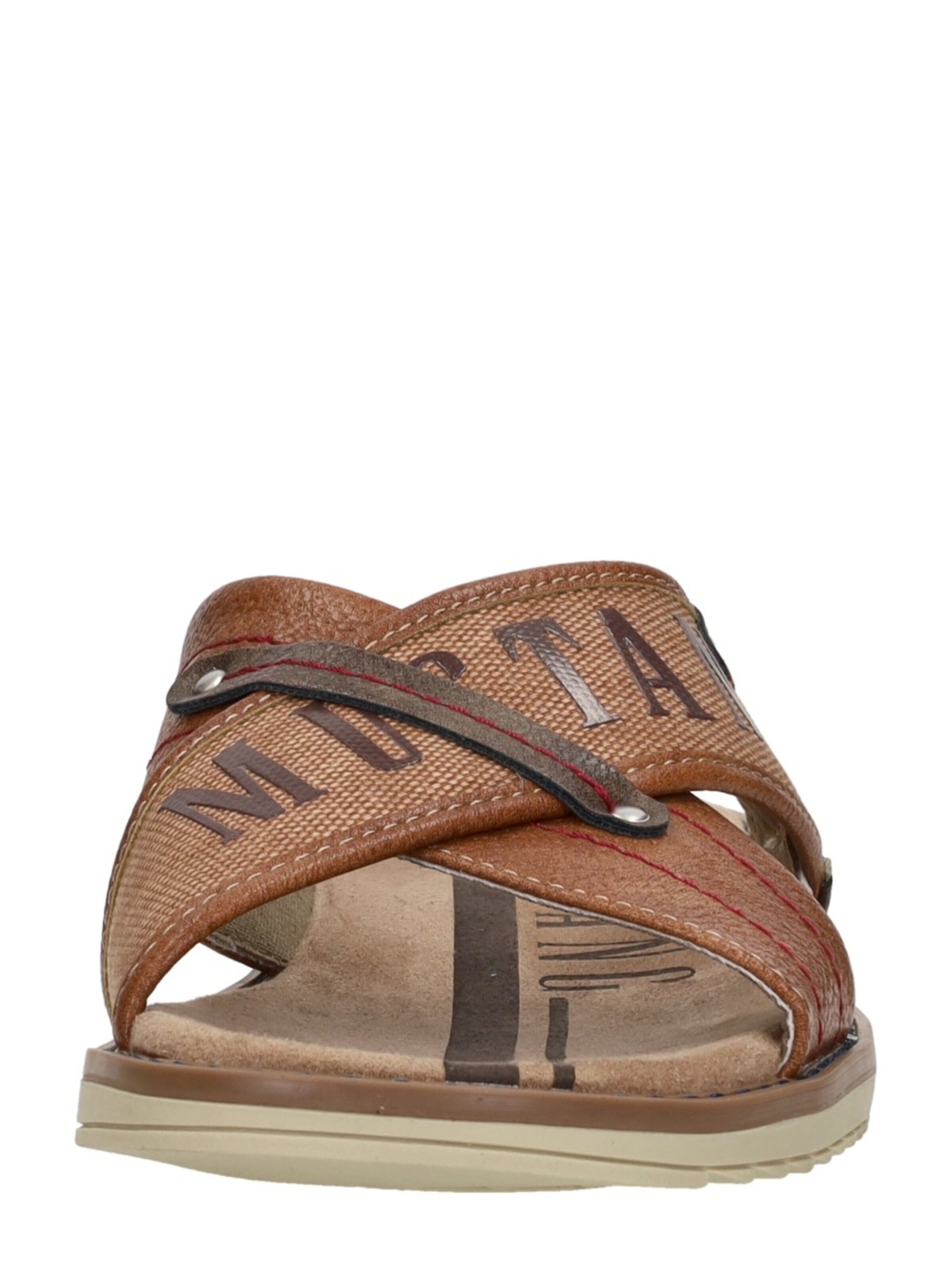 MUSTANG Slipper 'Open Teen' in Brown