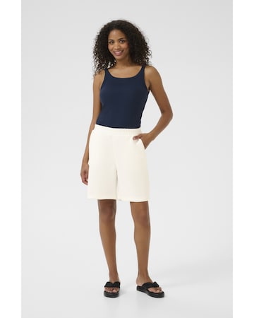 Kaffe - Loosefit Pantalón 'KAAnika' en blanco