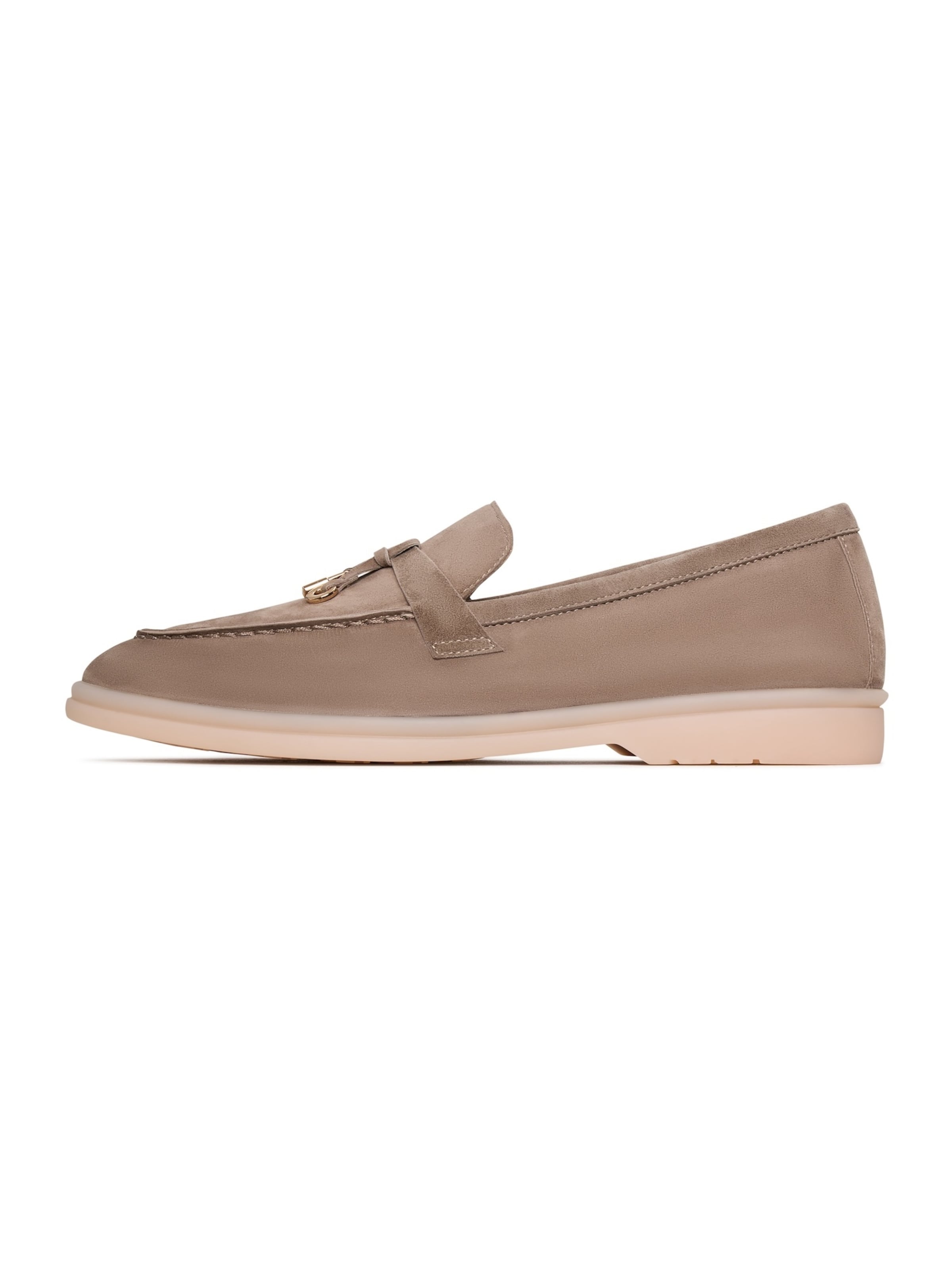 CESARE GASPARI Mocassins in Beige: voorkant