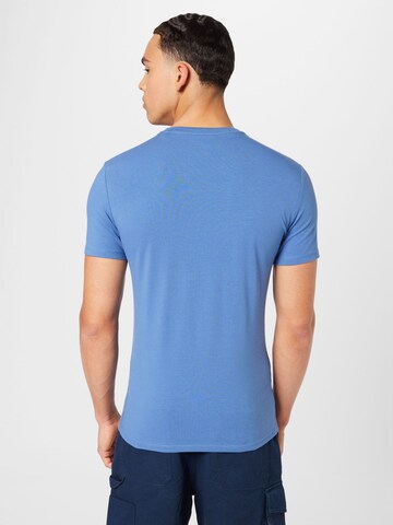 GUESS - Camiseta en azul