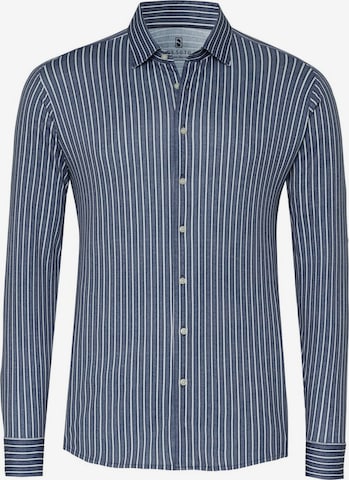 Chemise business DESOTO en bleu : devant