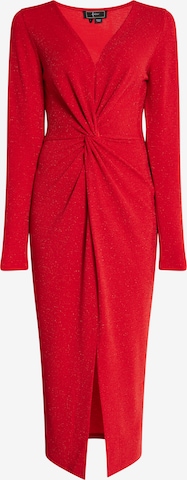 Robe de cocktail faina en rouge : devant