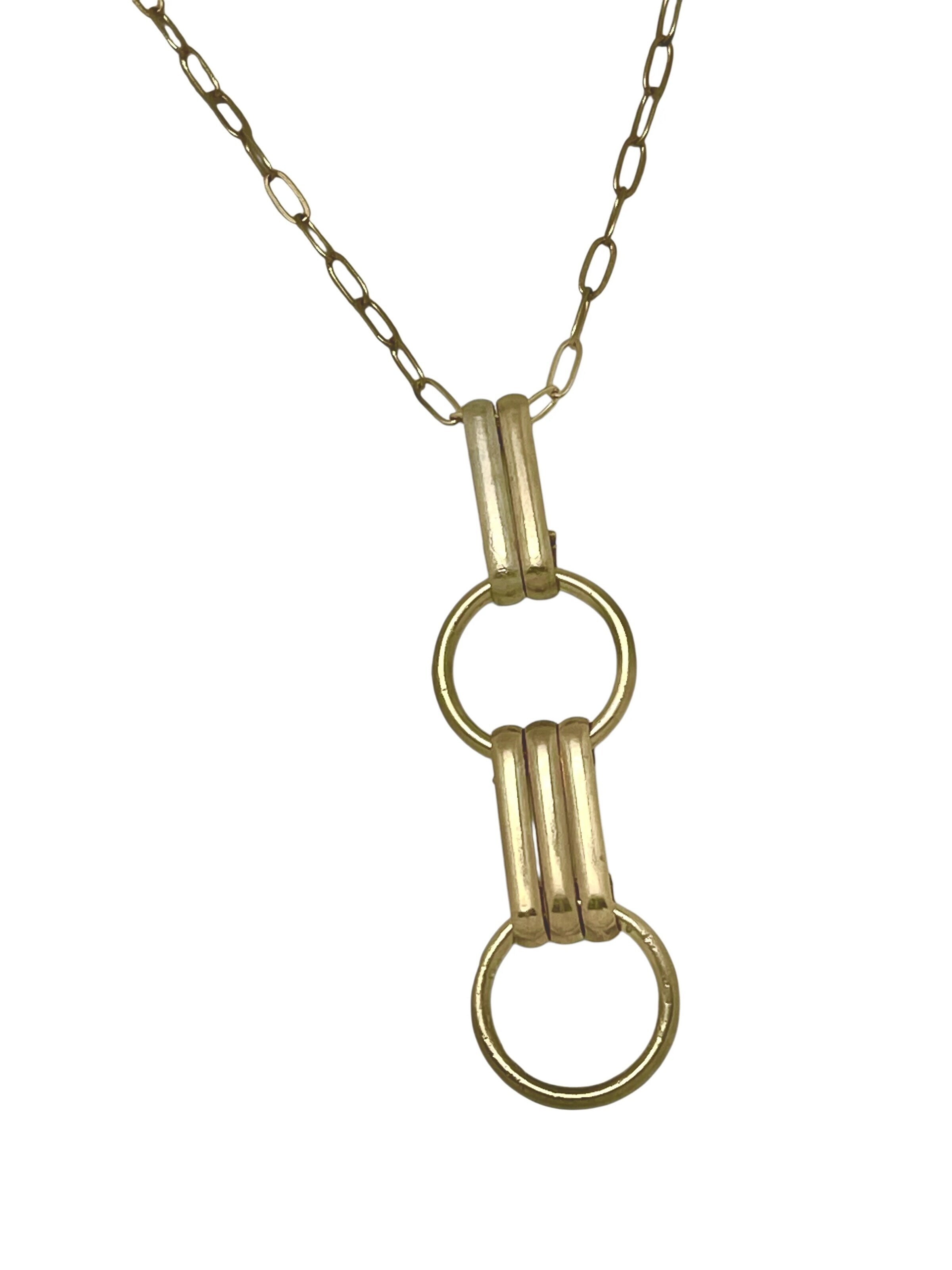 Gloria Mago Kette '2For2 pendant necklace with gold-plated brass chain'‌‌‌‌‌‌‌ in Gold