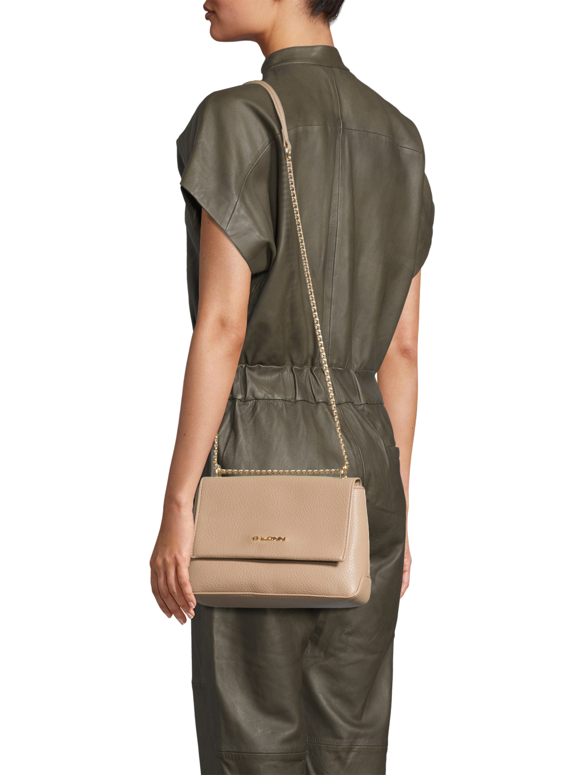 BALDININI Сумка через плечо 'Tracy 003' в Бежевый: спереди