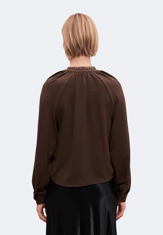 QS Bluza | rjava barva