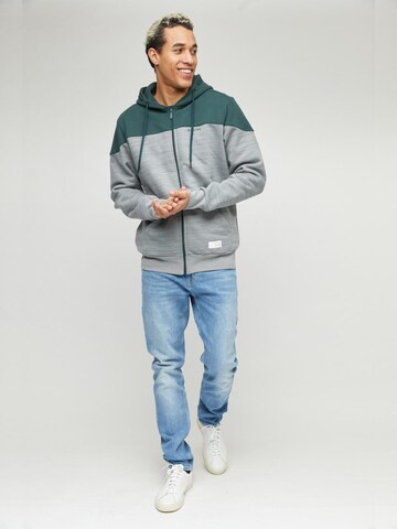 mazine Zip-Up Hoodie 'Neston' in Grey