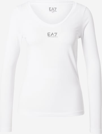 EA7 Emporio Armani - Camiseta en blanco: frente