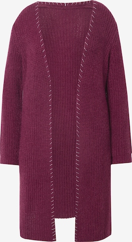 Cardigan MIAMODA en violet : devant