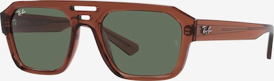 Ray-Ban Lunettes de soleil '0RB4397 54 667882' en marron / vert, Vue avec produit